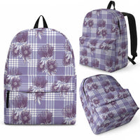 Purple Palaka Hawaii Backpack Hawaiian Lehua Blossoms LT05 - Polynesian Pride