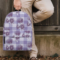 Purple Palaka Hawaii Backpack Hawaiian Lehua Blossoms LT05 - Polynesian Pride