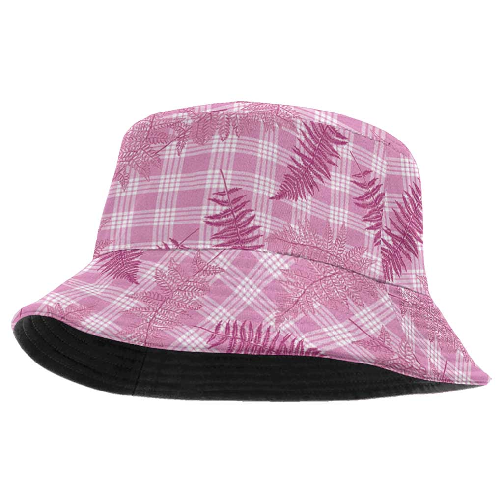 Purple Palaka Hawaii Palapalai Bucket Hat Hawaiian Fern