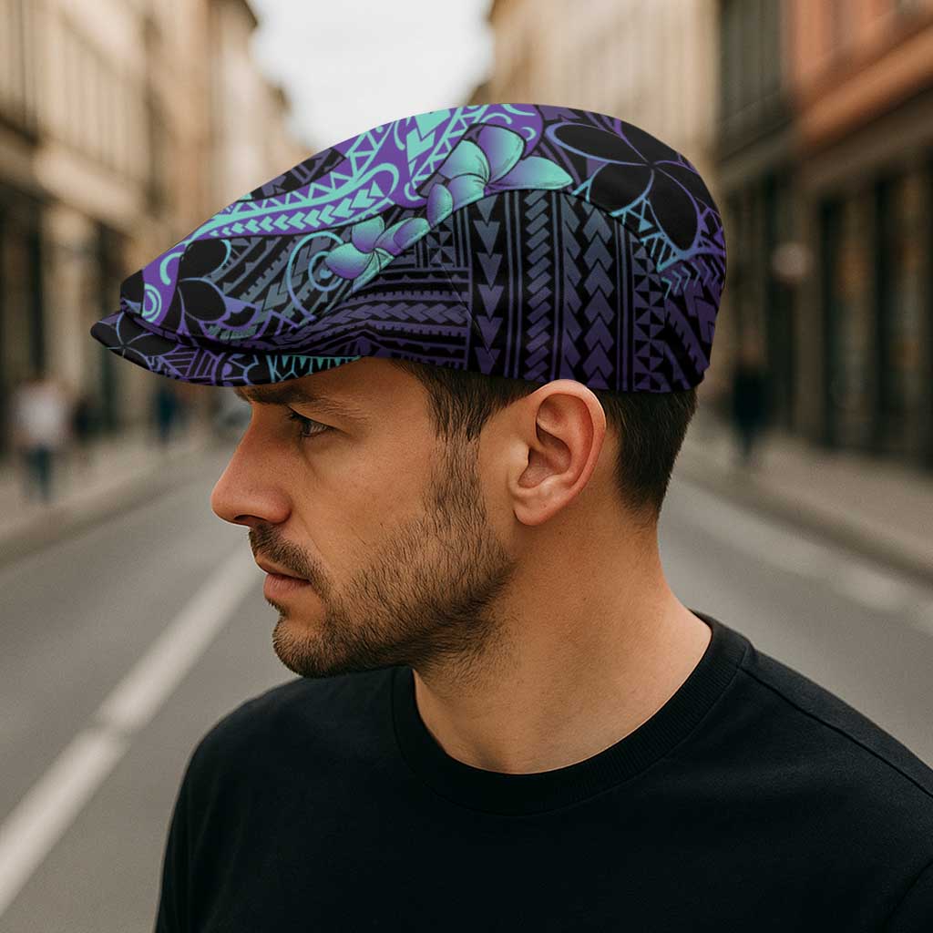 Purple Paradise Hawaii Jeff Hat Hammerhead Shark Tattoo Curve Polynesian LT14 - Polynesian Pride