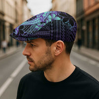 Purple Paradise Hawaii Jeff Hat Hammerhead Shark Tattoo Curve Polynesian LT14 - Polynesian Pride