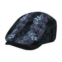 Purple Paradise Hawaii Shell Lei Jeff Hat Hawaiian Sunrise Shell Hebrew Cone Plumeria - Polynesian Pride