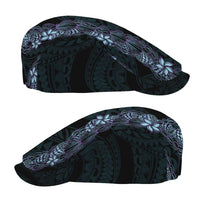 Purple Paradise Hawaii Shell Lei Jeff Hat Hawaiian Sunrise Shell Hebrew Cone Plumeria - Polynesian Pride