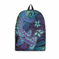 Purple Paradise Hawaiian Tribal Hammerhead Shark Backpack LT14 Purple - Polynesian Pride