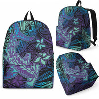 Purple Paradise Hawaiian Tribal Hammerhead Shark Backpack LT14 - Polynesian Pride