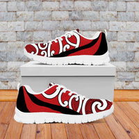Red Maori Koru New Zealand Sneakers