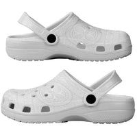Samoa Lotu Tamaiti Clogs Shoes Tribal Tatau with Siapo Pattern LT03 - Polynesian Pride