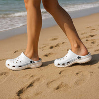 Samoa Lotu Tamaiti Clogs Shoes Tribal Tatau with Siapo Pattern LT03 - Polynesian Pride
