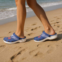 Samoa Rugby Clogs Shoes Six Eight Five to The World - Pacific Motif