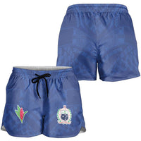 Samoa Rugby Shorts for Women Tatau Tribal Motifs Sporty Style LT03 - Polynesian Pride
