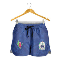 Samoa Rugby Shorts for Women Tatau Tribal Motifs Sporty Style LT03 - Polynesian Pride