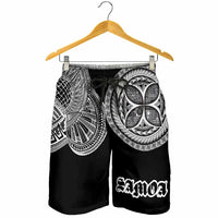 Samoa Traditional Tattoo Shorts for Men Tribal Tatau Pattern LT03 - Polynesian Pride