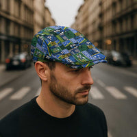 Solomon Islands Meri Kirihimete Jeff Hat Pacific Patchwork Xmas Vibes - Polynesian Pride