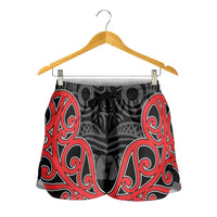 Toitu Te Tiriti 1840 Aotearoa Shorts for Women Stand Together Stand Stronger LT01 - Polynesian Pride