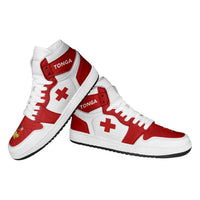 Tonga High Sneakers AJ1 Coat Of Arms Flag Inspired LT05 - Polynesian Pride