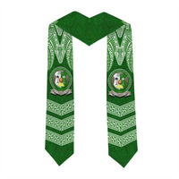 Tonga Liahona High School Graduation Stole Traditional Ngatu and Polynesian Pattern