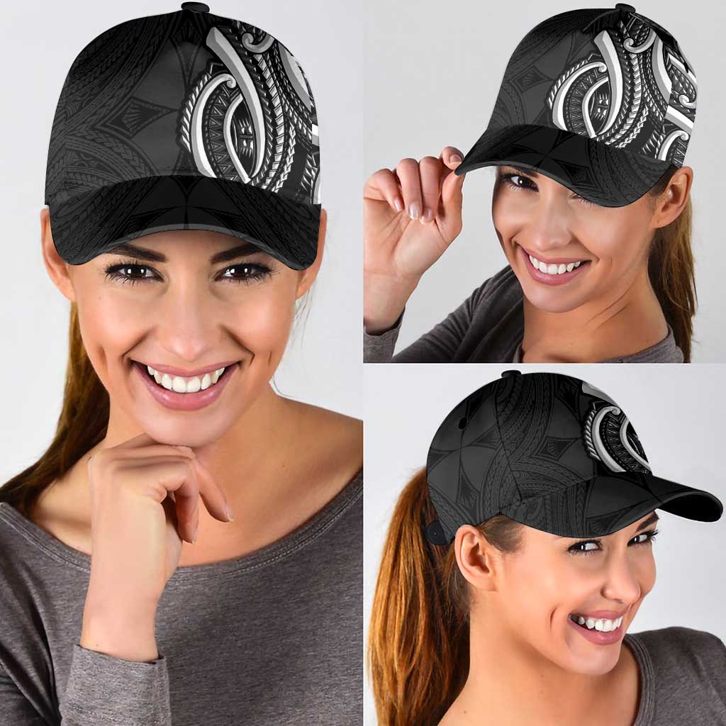 Traditional Art Hawaiian Kakau Tattoos Classic Cap White LT03