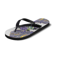 Traditional Art Hawaiian Kakau Tattoos Flip Flops Graffiti Style LT03 - Polynesian Pride