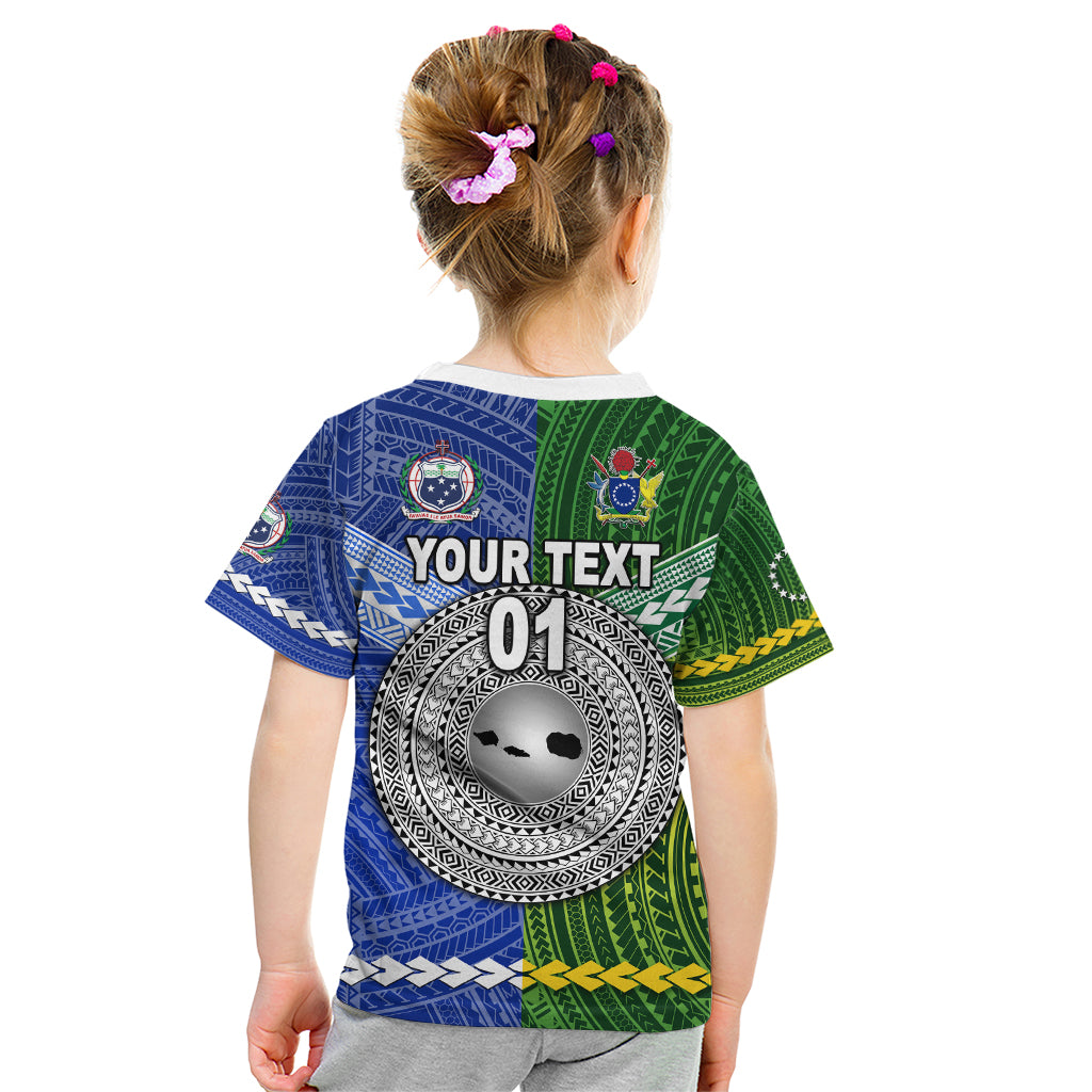 Custom Samoa Cook Islands T Shirt Together LT8