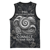 Hawaiian Piko Basketball Jersey Cultural Anchor Connect Your Roots Ocean Waves TS04 - Polynesian Pride