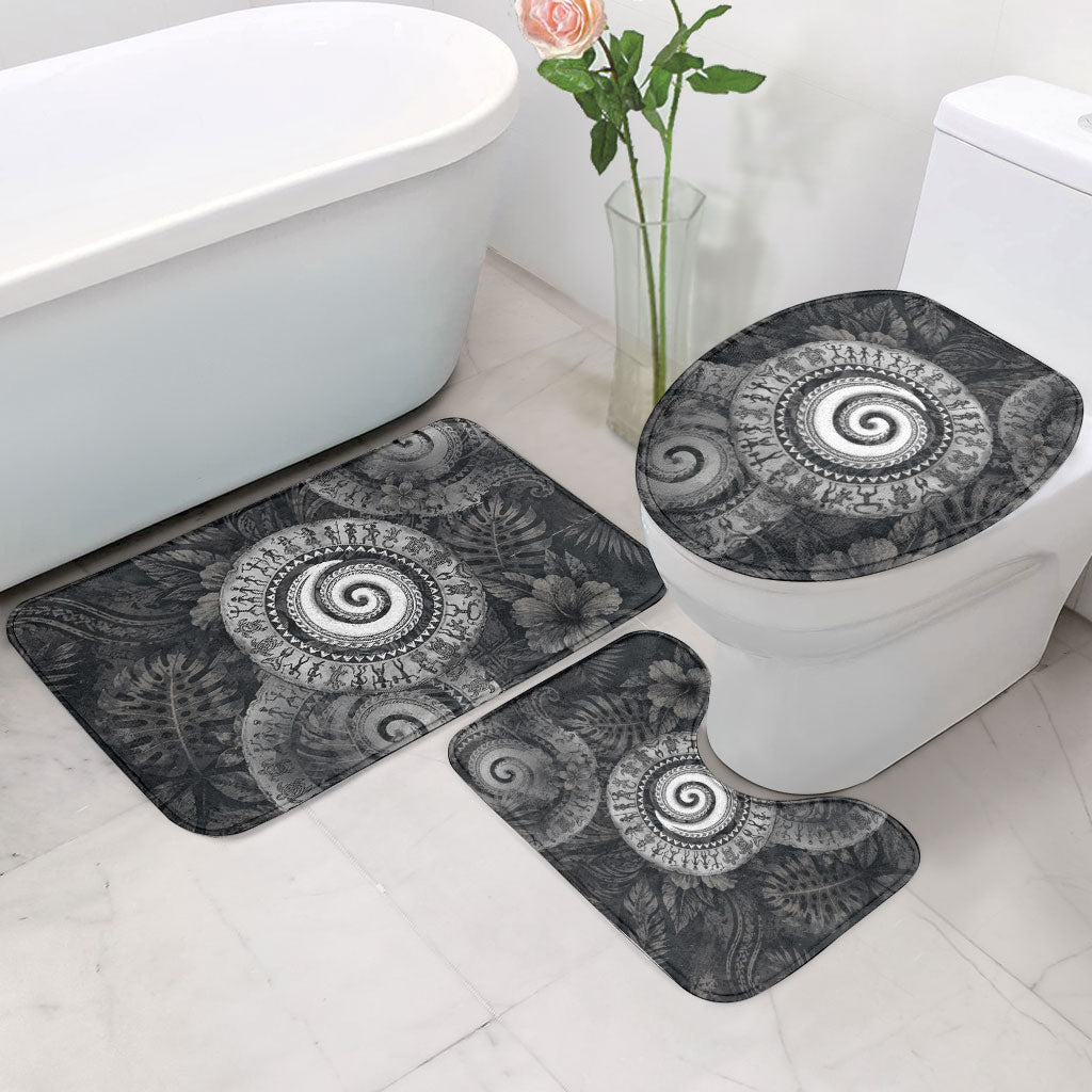 Hawaiian Piko Bathroom Set Cultural Anchor Connect Your Roots Ocean Waves TS04 - Polynesian Pride