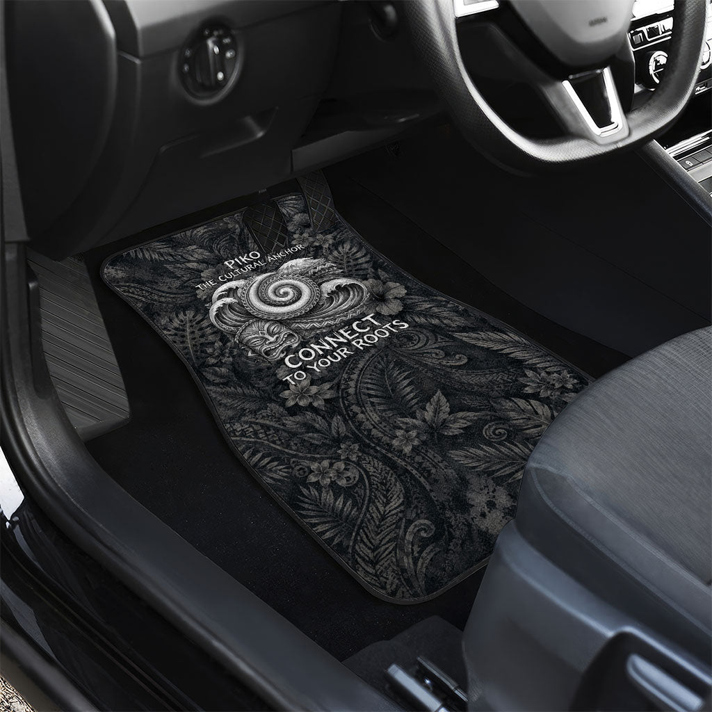 Hawaiian Piko Car Mats Cultural Anchor Connect Your Roots Ocean Waves TS04 - Polynesian Pride
