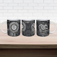 Hawaiian Piko Ceramic Mug Cultural Anchor Connect Your Roots Ocean Waves TS04 - Polynesian Pride