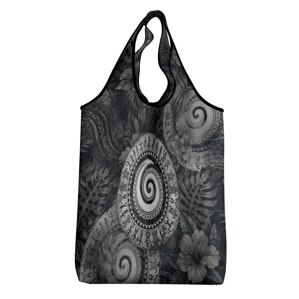 Hawaiian Piko Grocery Bag Cultural Anchor Connect Your Roots Ocean Waves TS04 - Polynesian Pride