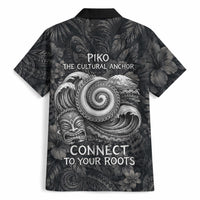 Hawaiian Piko Hawaiian Shirt Cultural Anchor Connect Your Roots Ocean Waves TS04 - Polynesian Pride
