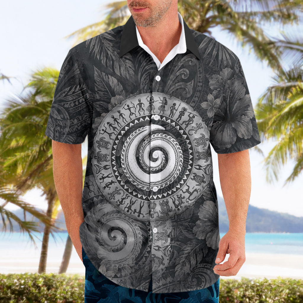 Hawaiian Piko Hawaiian Shirt Cultural Anchor Connect Your Roots Ocean Waves TS04 - Polynesian Pride