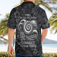 Hawaiian Piko Hawaiian Shirt Cultural Anchor Connect Your Roots Ocean Waves TS04 - Polynesian Pride
