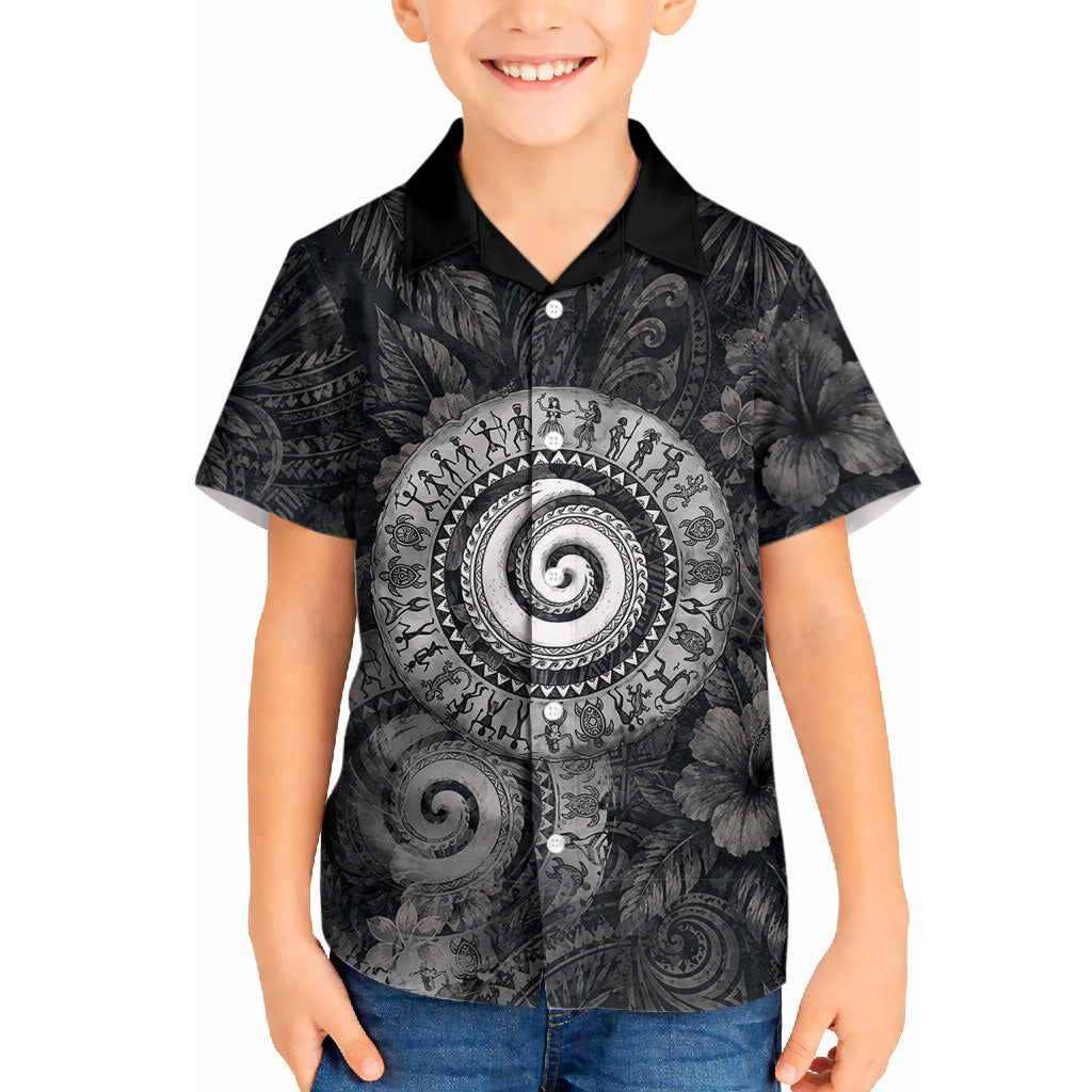 Hawaiian Piko Hawaiian Shirt Cultural Anchor Connect Your Roots Ocean Waves TS04 - Polynesian Pride