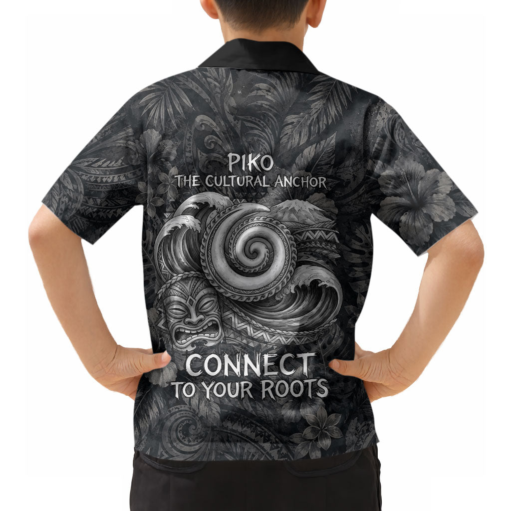 Hawaiian Piko Hawaiian Shirt Cultural Anchor Connect Your Roots Ocean Waves TS04 - Polynesian Pride