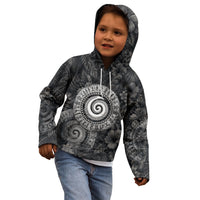 Hawaiian Piko Kid Hoodie Cultural Anchor Connect Your Roots Ocean Waves TS04 - Polynesian Pride