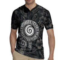 Hawaiian Piko Rugby Jersey Cultural Anchor Connect Your Roots Ocean Waves TS04 - Polynesian Pride