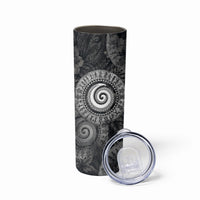 Hawaiian Piko Skinny Tumbler Cultural Anchor Connect Your Roots Ocean Waves TS04 - Polynesian Pride