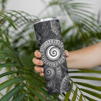 Hawaiian Piko Skinny Tumbler Cultural Anchor Connect Your Roots Ocean Waves TS04 - Polynesian Pride