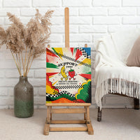 Support Your Fruity Friends Love Wins Gay Pride Canvas Wall Art LGBTQ Retro 30s Cartoon Checkered TS04 - Polynesian Pride
