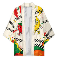 Support Your Fruity Friends Love Wins Gay Pride Kimono LGBTQ Retro 30s Cartoon Checkered