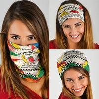 Support Your Fruity Friends Love Wins Gay Pride Neck Gaiter LGBTQ Retro 30s Cartoon Checkered TS04 - Polynesian Pride