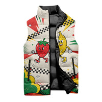 Support Your Fruity Friends Love Wins Gay Pride Sleeveless Puffer Jacket LGBTQ Retro 30s Cartoon Checkered TS04 - Polynesian Pride