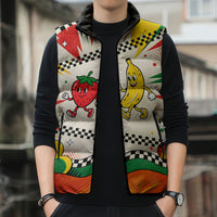 Support Your Fruity Friends Love Wins Gay Pride Sleeveless Puffer Jacket LGBTQ Retro 30s Cartoon Checkered TS04 - Polynesian Pride