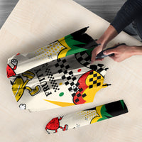 Support Your Fruity Friends Love Wins Gay Pride Umbrella LGBTQ Retro 30s Cartoon Checkered TS04 - Polynesian Pride
