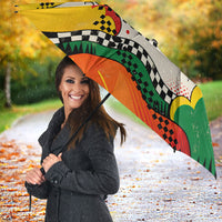 Support Your Fruity Friends Love Wins Gay Pride Umbrella LGBTQ Retro 30s Cartoon Checkered TS04 - Polynesian Pride