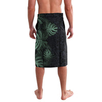 Federated States Of Micronesia Lavalava FSM Tropical Monstera Leaf Dark Tribal Pattern TS04 - Polynesian Pride