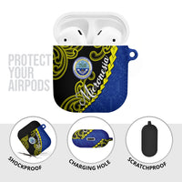 Federated States Of Micronesia FSM AirPods Case Pacific Islander Tribal Swirl Geometric Pattern TS04 - Polynesian Pride