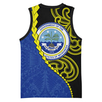 Federated States Of Micronesia FSM Basketball Jersey Pacific Islander Tribal Swirl Geometric Pattern TS04 - Polynesian Pride