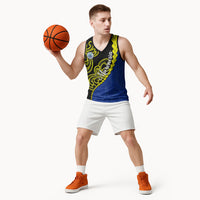 Federated States Of Micronesia FSM Basketball Jersey Pacific Islander Tribal Swirl Geometric Pattern TS04 - Polynesian Pride