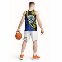 Federated States Of Micronesia FSM Basketball Jersey Pacific Islander Tribal Swirl Geometric Pattern TS04 - Polynesian Pride