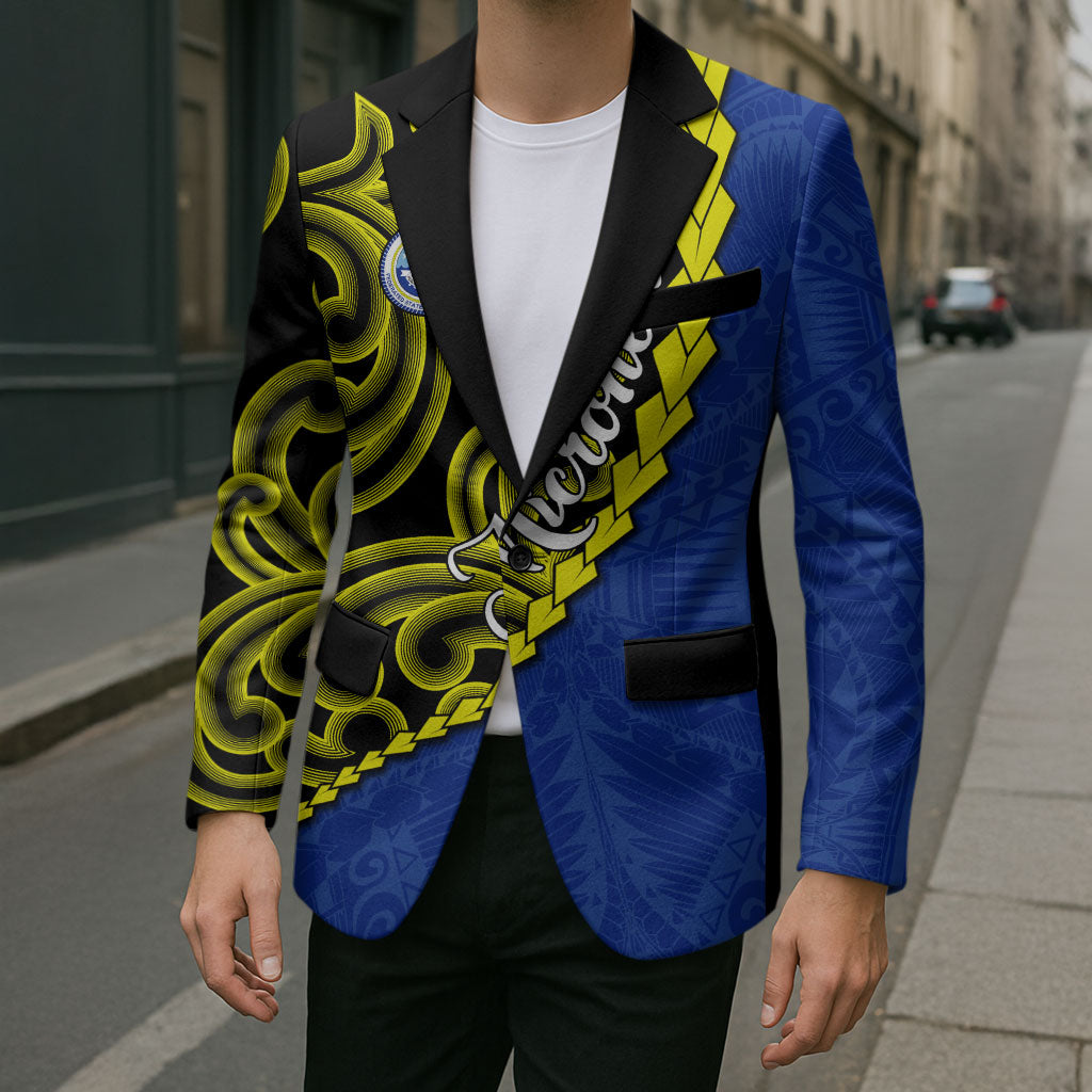 Federated States Of Micronesia FSM Blazer Pacific Islander Tribal Swirl Geometric Pattern TS04 - Polynesian Pride